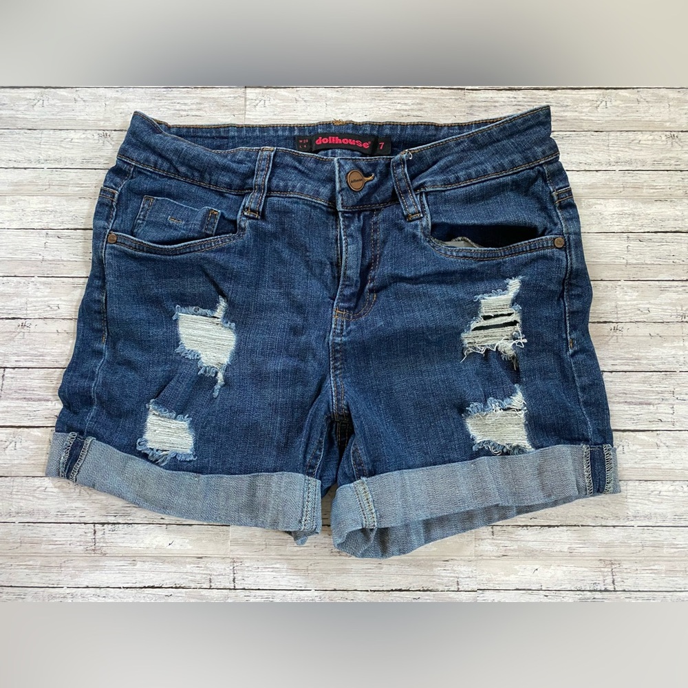 Dollhouse jean shorts